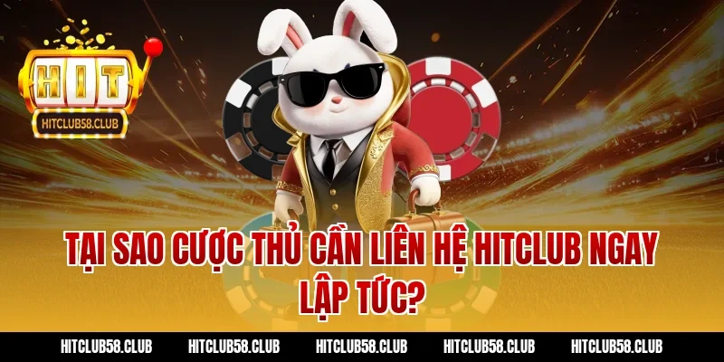 Tại sao cược thủ cần liên hệ Hitclub ngay lập tức?